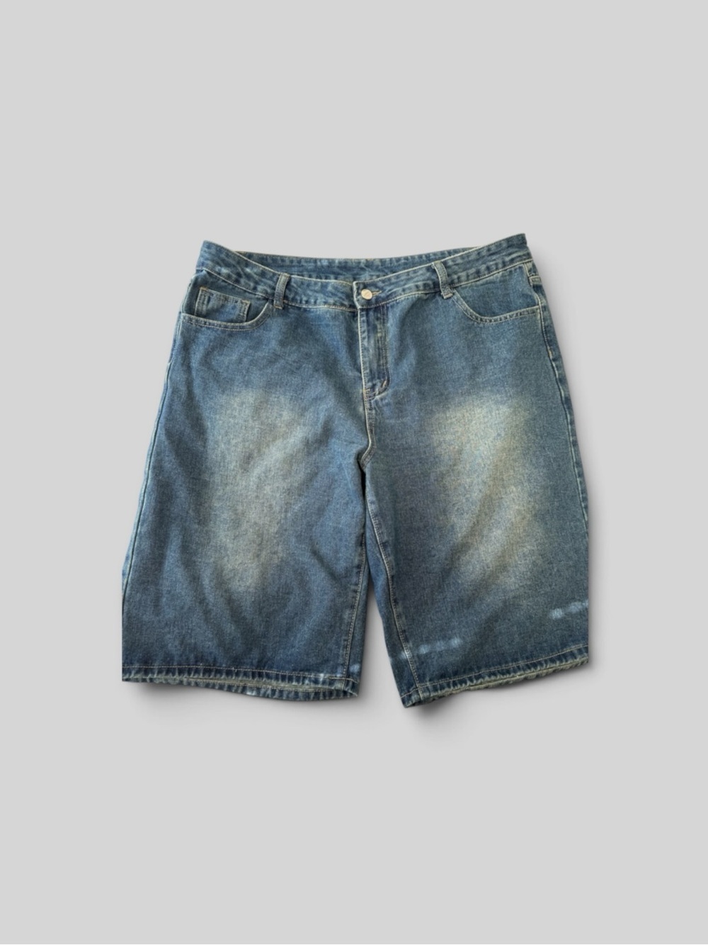 Classic Washed Blue Denim Jean Jort Shorts for Women